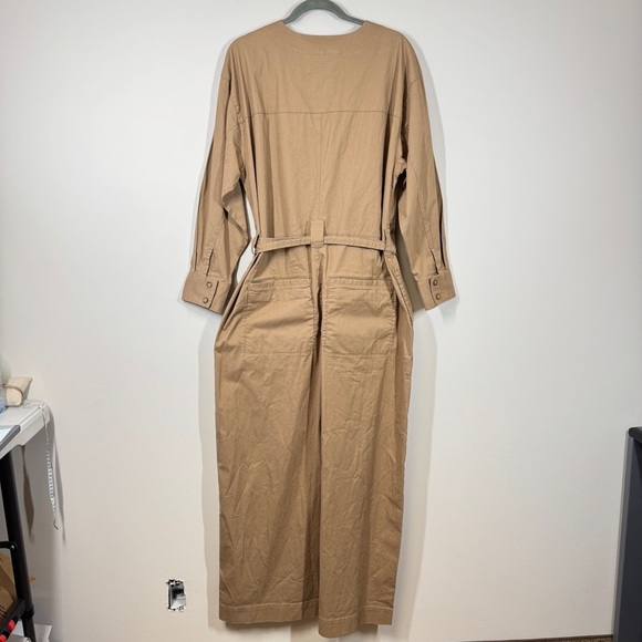 Abercrombie & Fitch Nicole Benefield Brown Utility Jumpsuit Size Large - Picture 7 of 15